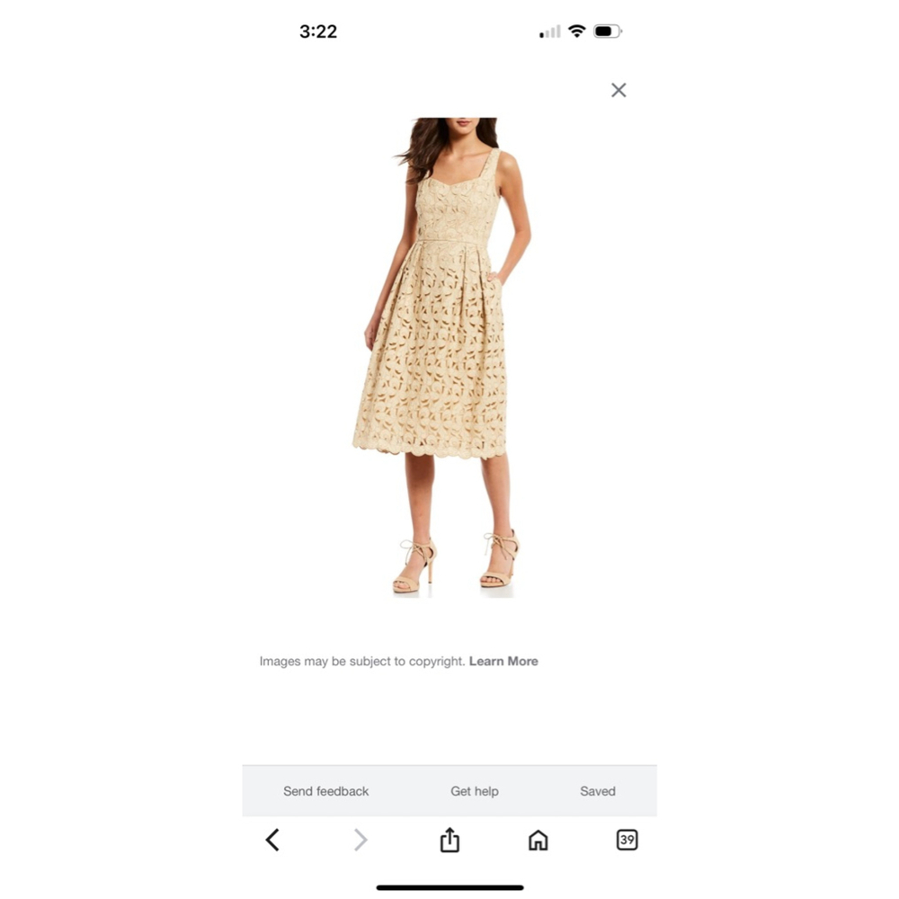 Women's Dress Size 12 Beige